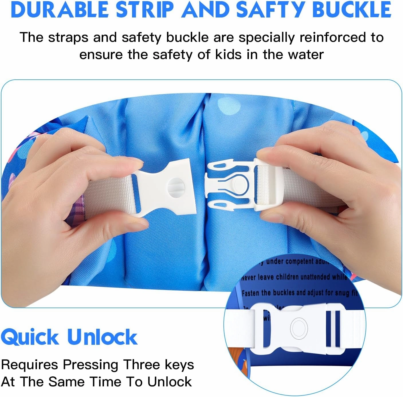 Swim Vest for Toddler, Suit for Kids 28-70 lbs, Floaties for Boys and Girls Swimming Aid, Training, Suit for Infant/Toddler/Children