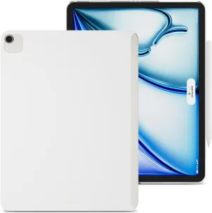 SWITCHEASY CoverBuddy Lite for 2024 iPad Air 11" (M2) - Case Compatible with Magic Keyboard, for People Who Don't Use Stylus Pencil - White (1.2)