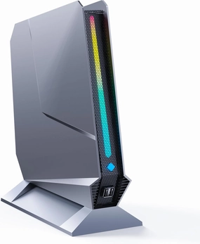 T1 Mini Gaming PC Core i9-12900H/RTX 3050Ti 8GB GDDR6, Mini Desktop Gaming Computer(14C/20T,Up to 5.0GHz) 32GB DDR4,1TB PCIe 4.0 SSD/RGB Lights/WiFi 6E/BT 5.3/2x HDMI 2.0/4K@60Hz/Win11 Pro