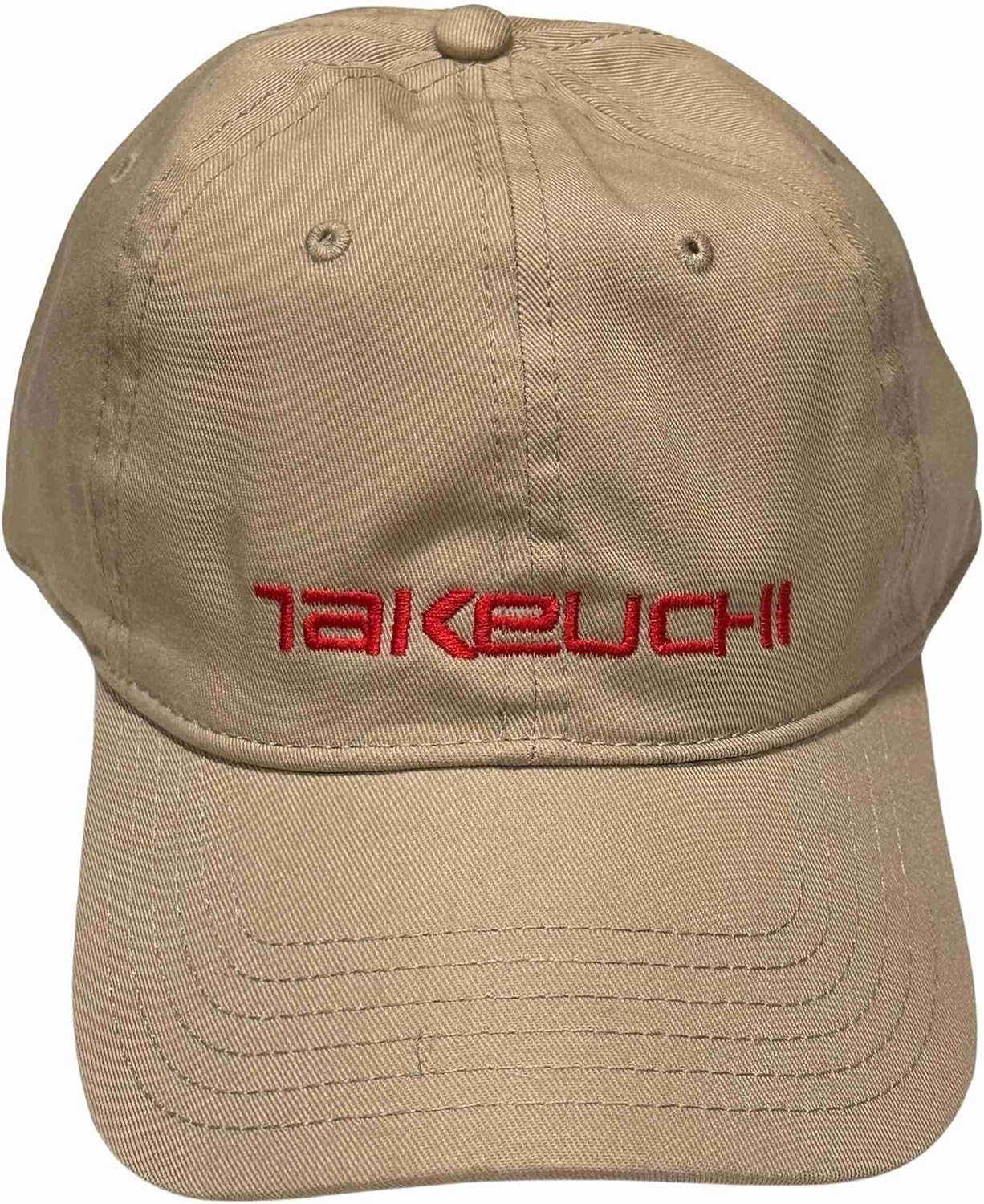 Takeuchi Hat 2224 - Embroidered Adjustable Construction Equipment Cap
