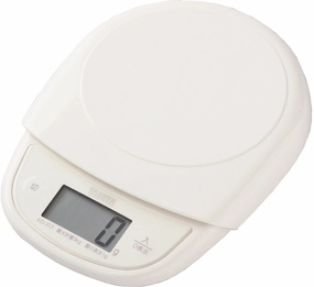 Tanita KD-313 IV Cooking Scale, Kitchen Scale, Cooking, Made in Japan, Digital, 6.6 lbs (3 kg), 0.4 oz (1 g) Unit, Ivory