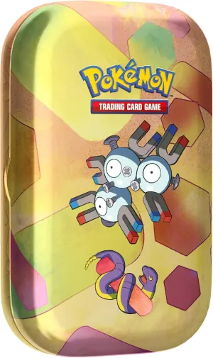 TCG: Scarlet & Violet—151 Mini Tin – Magneton (2 Booster Packs, 1 Coin & 1 Art Card)