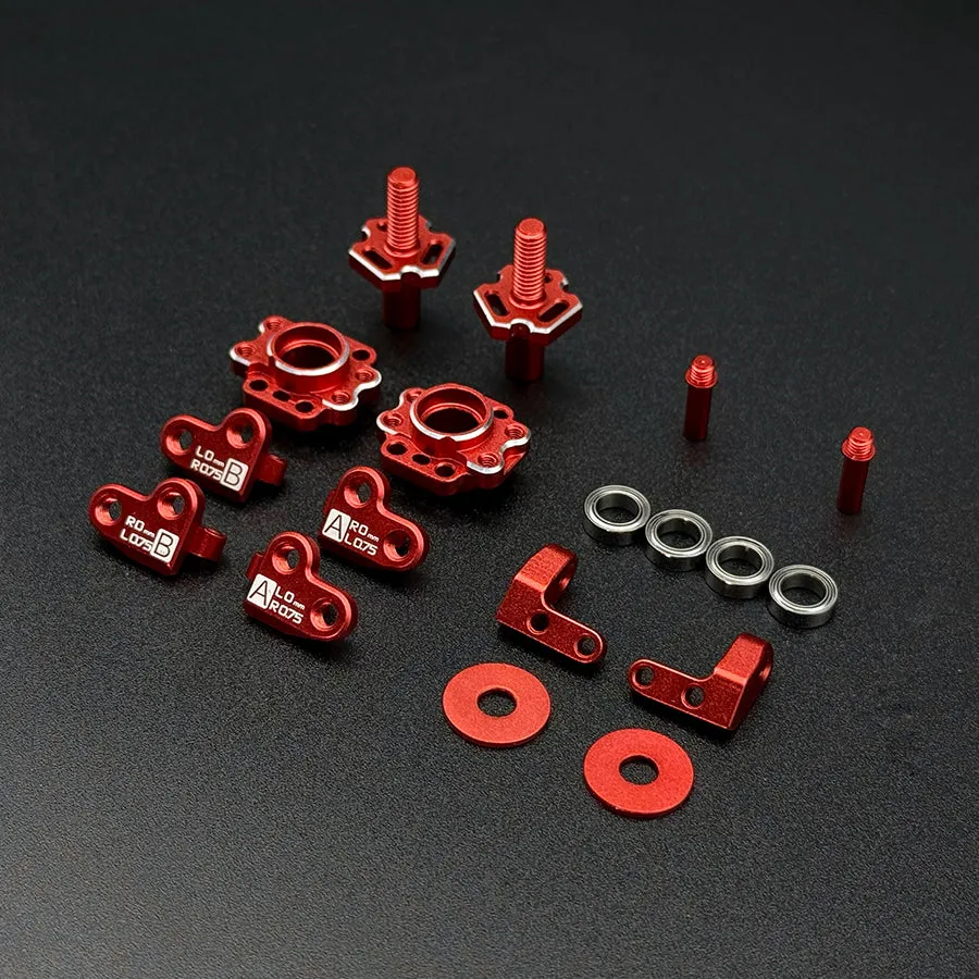 Team AD Steering Blocks - Red