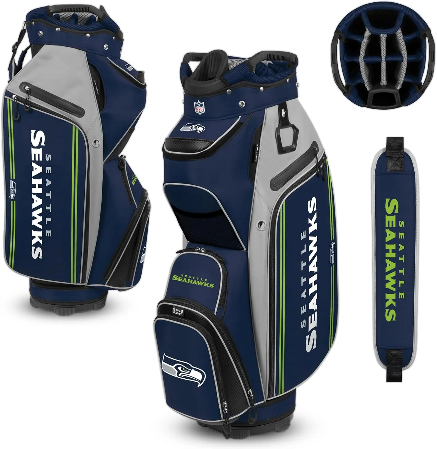 Team Effort NFL The Bucket III Cooler Cart Golf Bag