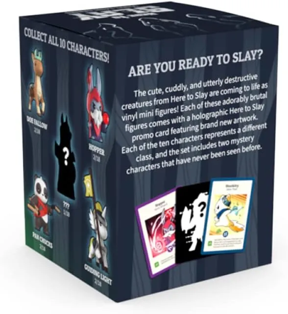 TeeTurtle Unstable Games - Here to Slay: Vinyl Mini Series Blind Box - Includes mystery vinyl figure toy and exclusive holographic promo card