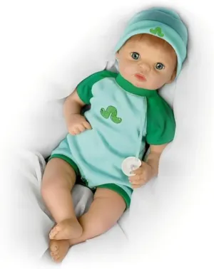 The Ashton-Drake Galleries Benny The Living Baby Lifelike So Truly Real® Interactive Baby Boy Collectible Doll Kicks His Feet and Makes Baby Noises Soft RealTouch® Vinyl Skin by Cheryl Hill 16-Inches