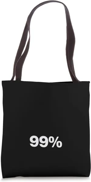 The number 99% | A simple design that says 99% Tote Bag