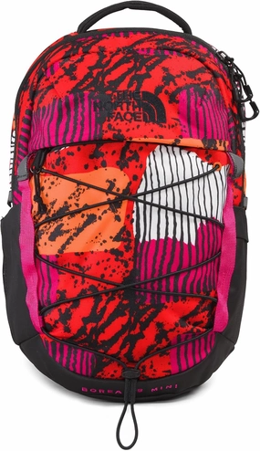 THE NORTH FACE 10L Mini Borealis Everyday Backpack, Fiery Red Abstract Yosemite Print/TNF Black/Mr. Pink, One Size