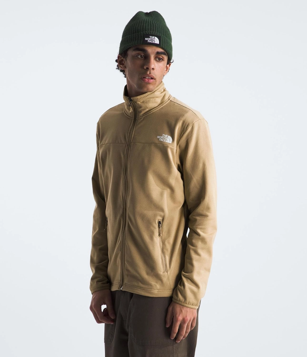 THE NORTH FACE Men's Cedar Trail Grid Fleece Full Zip Jacket