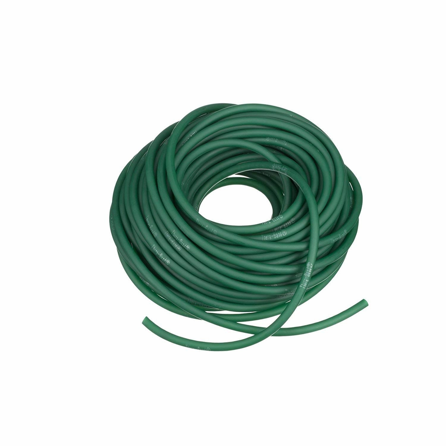 THERABAND Resistance Tubes, Professional Latex Elastic Tubing, Upper & Lower Body, Core Exercise, Physical Therapy, Lower Pilates, At-Home Workout, & Rehab,100 Foot, Green, Heavy, Intermediate Level 1