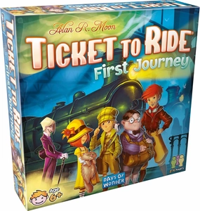 Ticket to Ride First Journey Board Game - Fun and Easy for Young Explorers! Train Strategy Game, Family Game for Kids & Adults, Ages 6 , 2-4 Players, 15-30 Min Playtime, Made by Days of Wonder