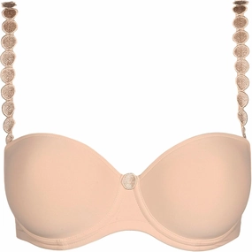 Tom Strapless T-Shirt Bra 32A, Cafe Latte
