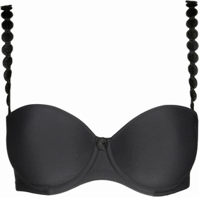 Tom Strapless T-Shirt Bra 38A, Charcoal