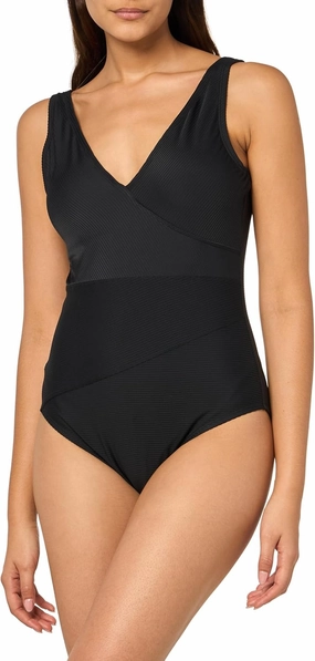 Tommy Hilfiger Women's Full Coverage V-neck Swimsuit