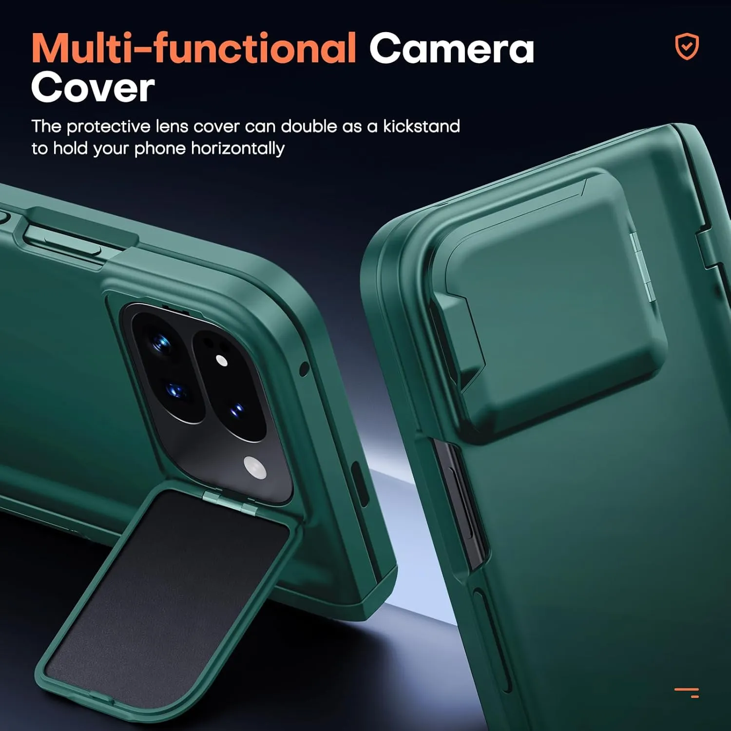 TONGATE Magnetic for Pixel 9 Pro Fold Case with Privacy Screen Protector, [Compatible with MagSafe] [with Camera Cover & Hinge Protection] Full-Body Rugged Stand Case for Google Pixel 9Pro Fold, Green
