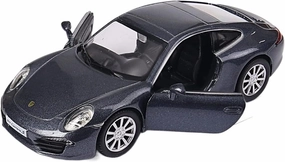 Toy car Model 1/32 Alloy Diecast Porsche 911 Carrera S Toy Car Model Pull Back Collectable Children Toys (Color : Gray)