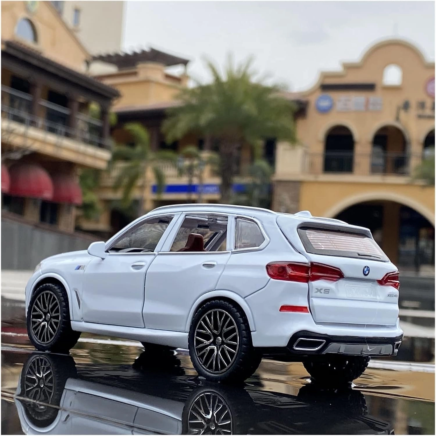 Toy car Model 1:32 for BMW X5 SUV Alloy Car Model Diecasts Toy Simulation Sound and Light Collection Childrens Gift (Color : B2)