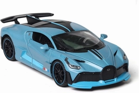 Toy car Model 1:32 for Bugatti Veyron Divo Alloy Car Model Toy Diecasts Pull Back Toy Gifts for Kid (Color : Blue)
