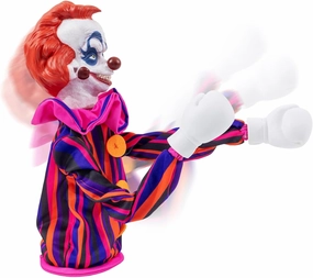 Toynk Horror Reachers Killer Klowns from Outer Space Rudy 13-Inch Boxing Puppet for Adults | Retro '80s Horror Collectibles