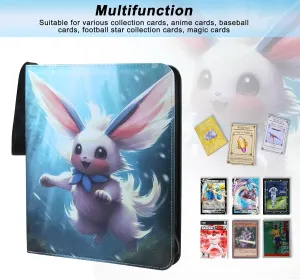 Trading Card Binder 9 Pockets, used for sports cards, game cards, compatible card collectibles, photo albums suitable for boys and girls (9 pockets)