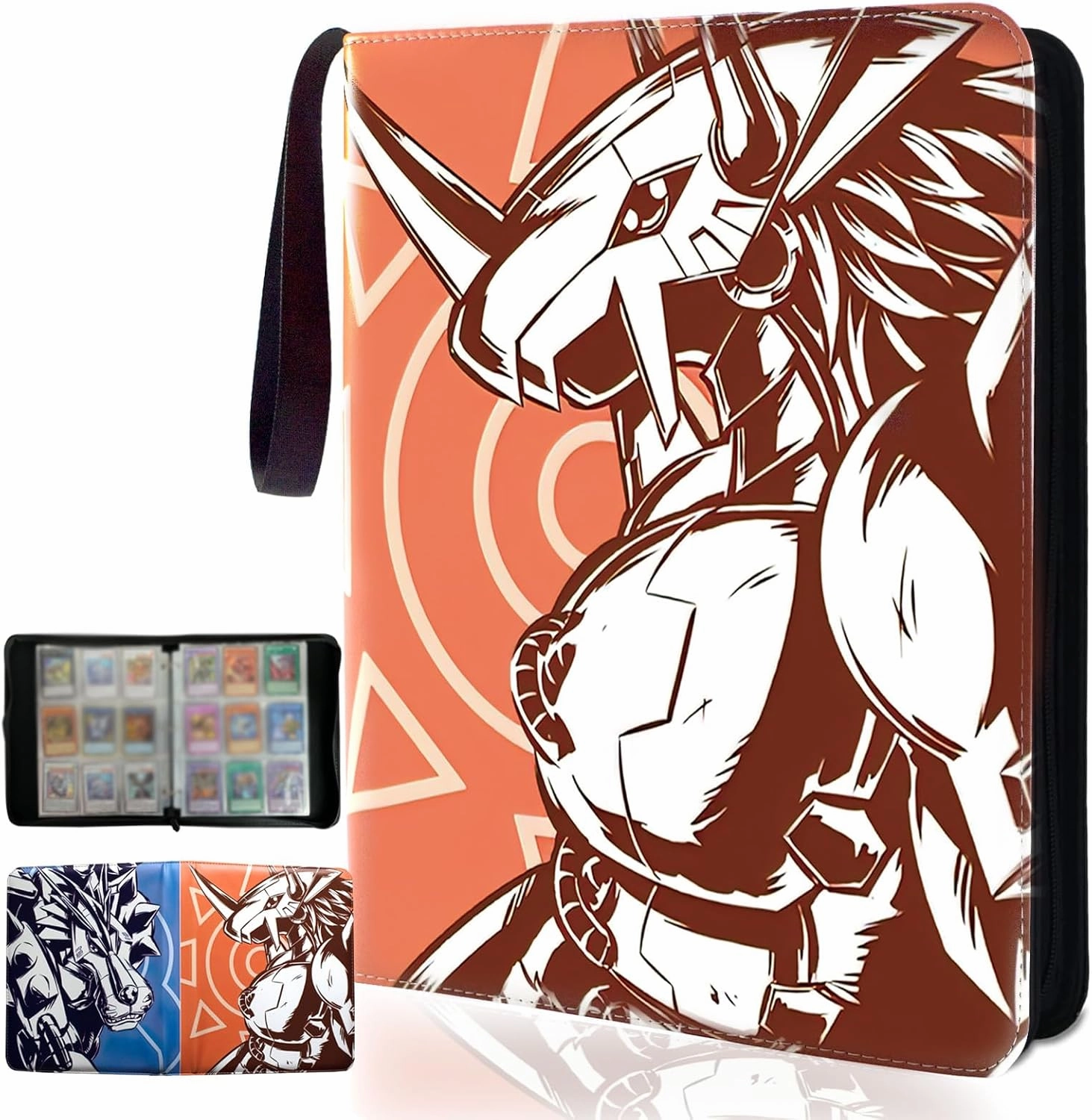 Trading Card Binder, Fits 900 Cards Card Collector Album Holder,with 50 Removable Sleeves Toys Gifts for Boys Girls