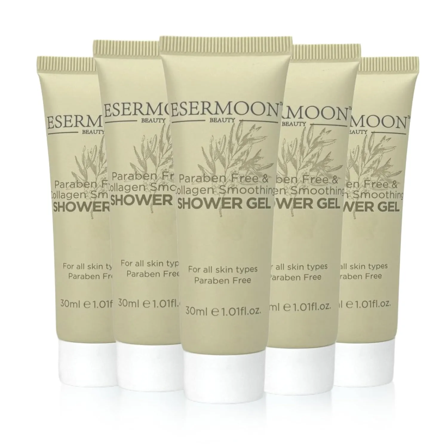 Travel Size Body Wash - Bulk Mini Body Wash Travel Size for Hotels, Gyms, Refreshing Scent, Eco-Friendly (1oz,100 Pack)