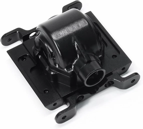 TREAL Aluminum 7075 Center Differential w/Cover Gear Box Housing for Losi 1/18 Mini LMT(Black)
