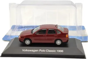 Treasureable Alloy Vehicle Model 1 43 for V~~ksw~gen Polo Classic 1996 Die-Casting Car Model Adult Collection Gift Toy Commemorative Crafts Festive Deluxe Gift