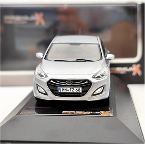 Treasureable Alloy Vehicle Model 1 43 for Hyundai I30 2012 Silver PRD268 Die-Casting Car Model Adult Collection Gift Toy Crafts Festive Deluxe Gift