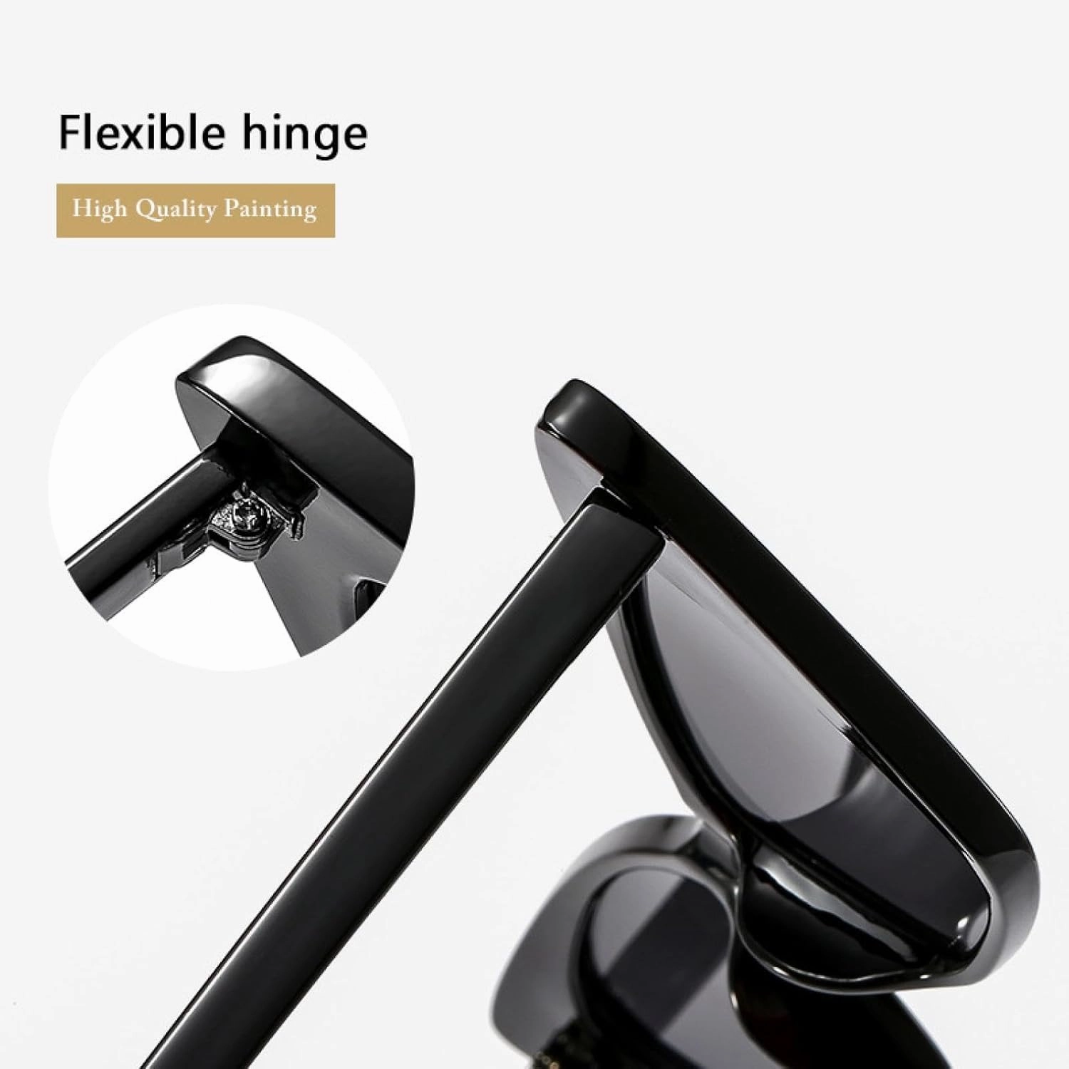 Trend Big Frame Personality Cat Eye Sunglasses Women Men Fashion Outdoor Street Photography Sunglasses Unisex Uv400