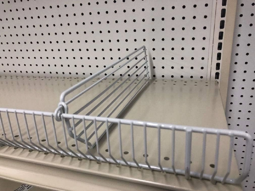 Trion 3 in. H x 1/2 in. W x 19 in. L Powder Coated Gray Shelving Unit