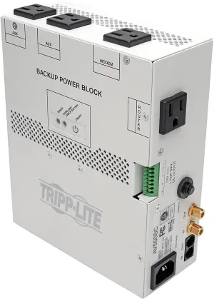 Tripp Lite 550VA Audio/Video Backup Power Block UPS - Exclusive UPS Protection for Structured Wiring Enclosure (AV550SC)