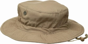 Tru-Spec Gen-II Adjustable Boonie Hat - Military Standard Issue - Adjustable Strap - 65/35 Polyester/Cotton Rip-Stop - OSFM
