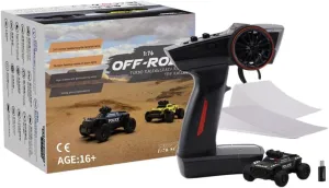Turbo Racing RC Mini Sports Car, Turbo Racing C82 2.4Ghz 1/76 3CH Mini Electric RWD Desktop Monster Truck (RTR Version)