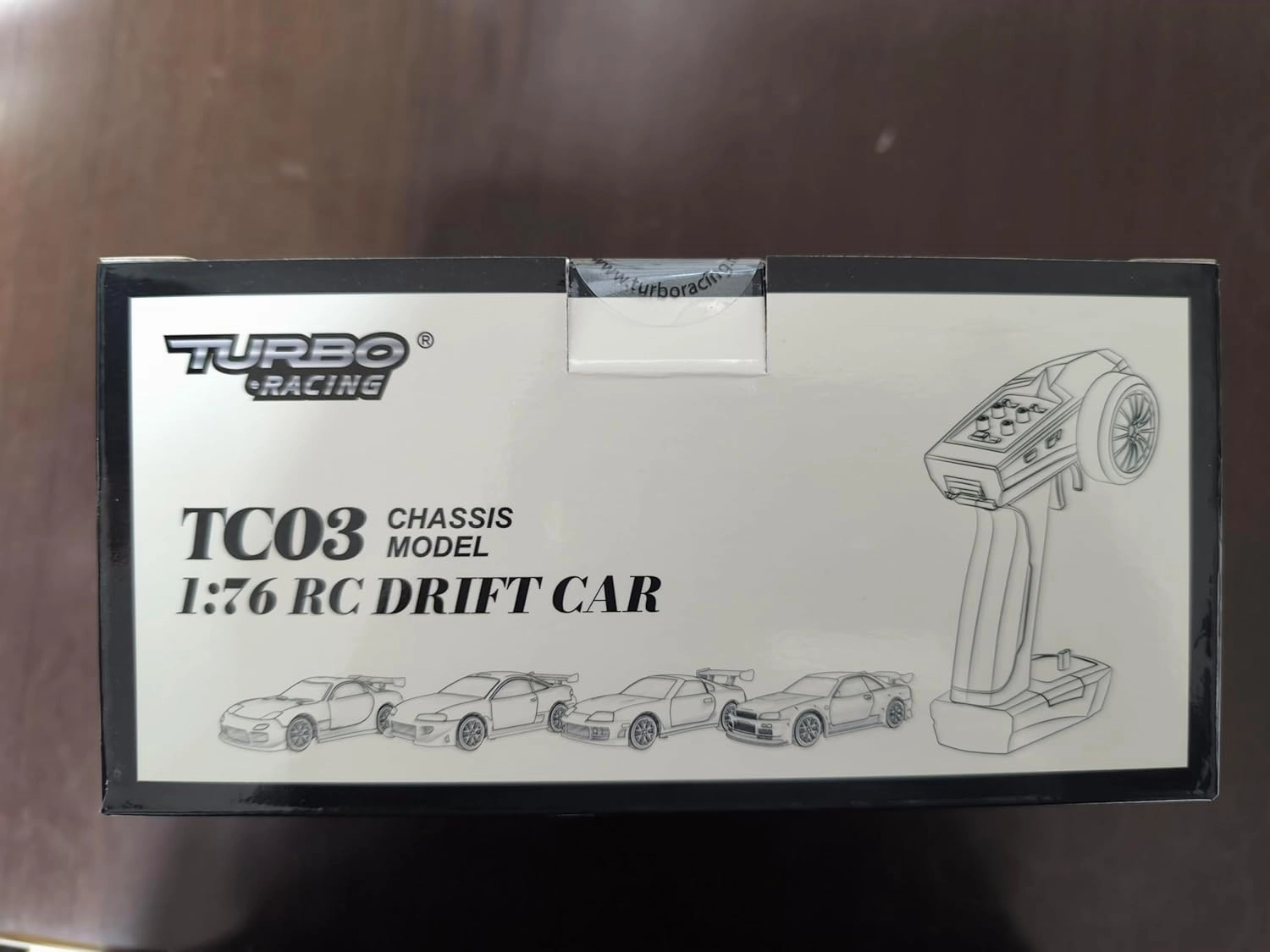 Turbo Racing 1:76 Scale Drift RC Car with Gyro Mini Full Proportional RTR 2.4GHZ Remote Control with 2 Replaceable Body Shell (C64-BLUE)