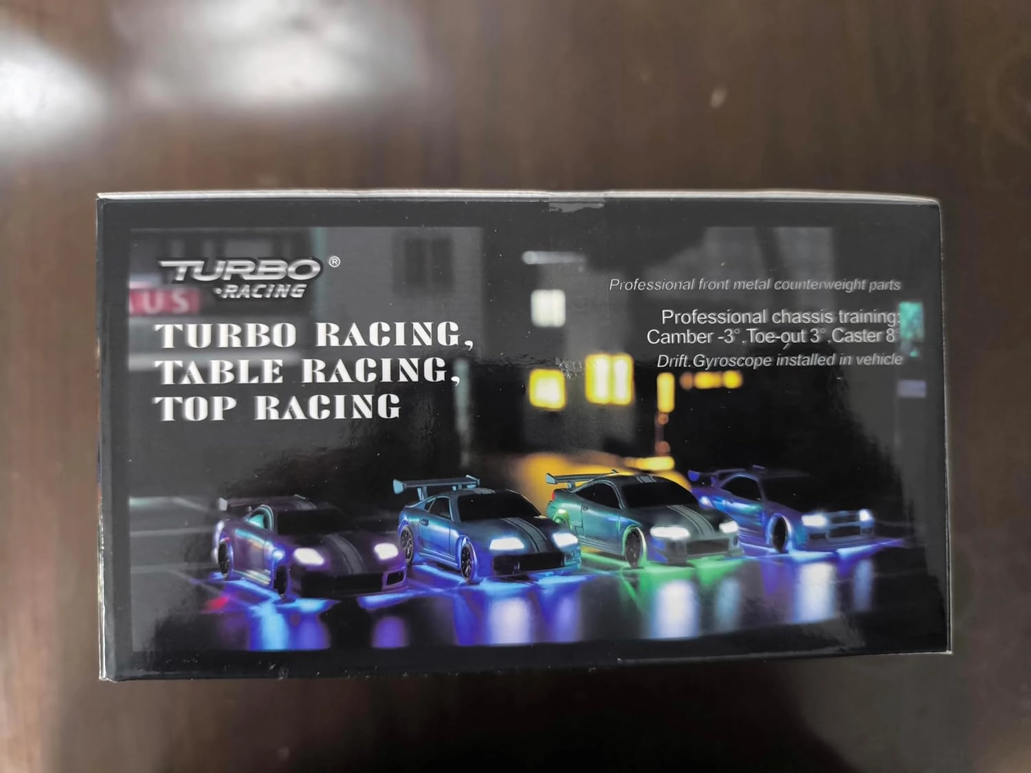 Turbo Racing 1:76 Scale Drift RC Car with Gyro Mini Full Proportional RTR 2.4GHZ Remote Control with 2 Replaceable Body Shell (C64-BLUE)