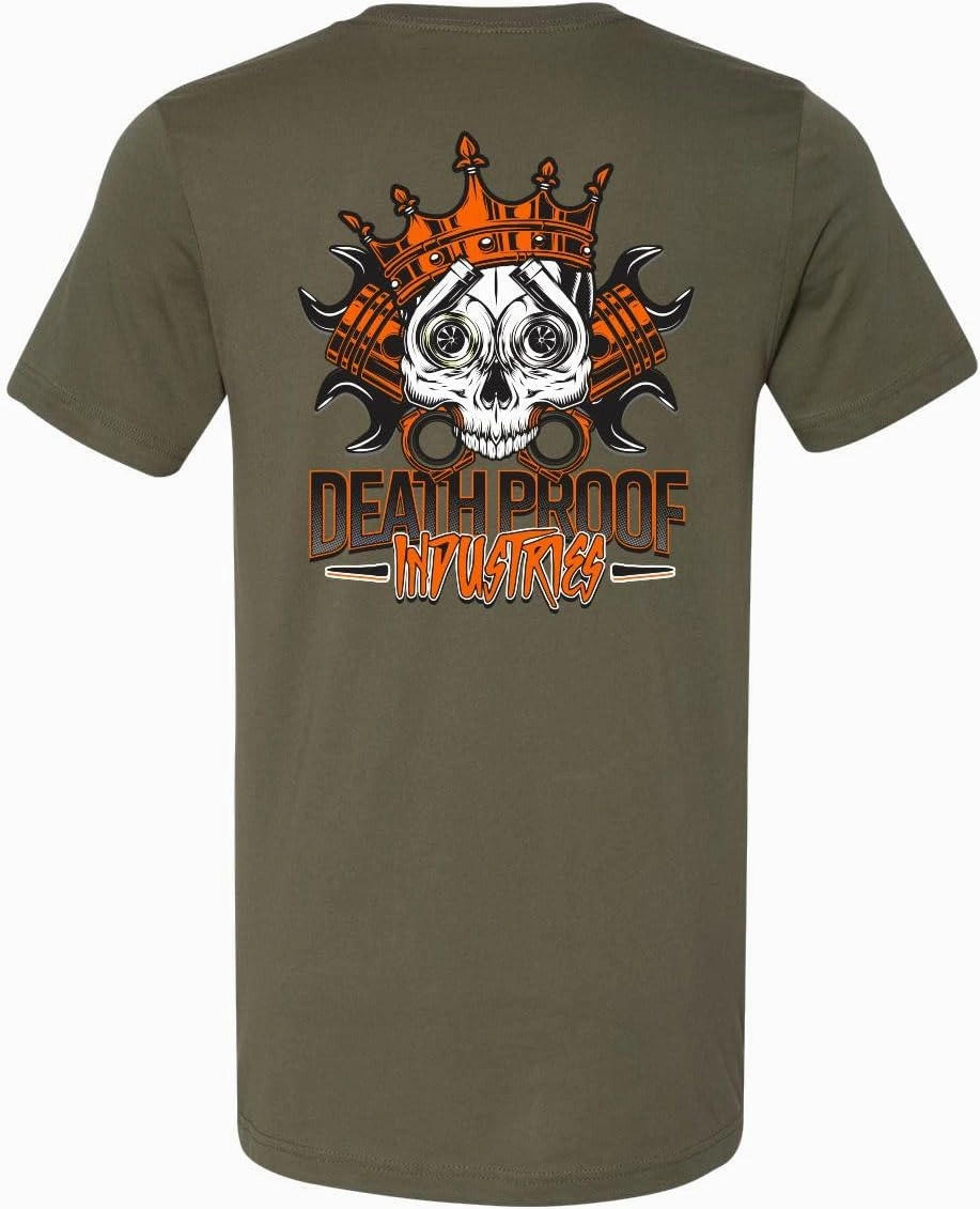 Turbo Skull Speed Shop Hot Rod Lover Tshirts T-Shirt Tee