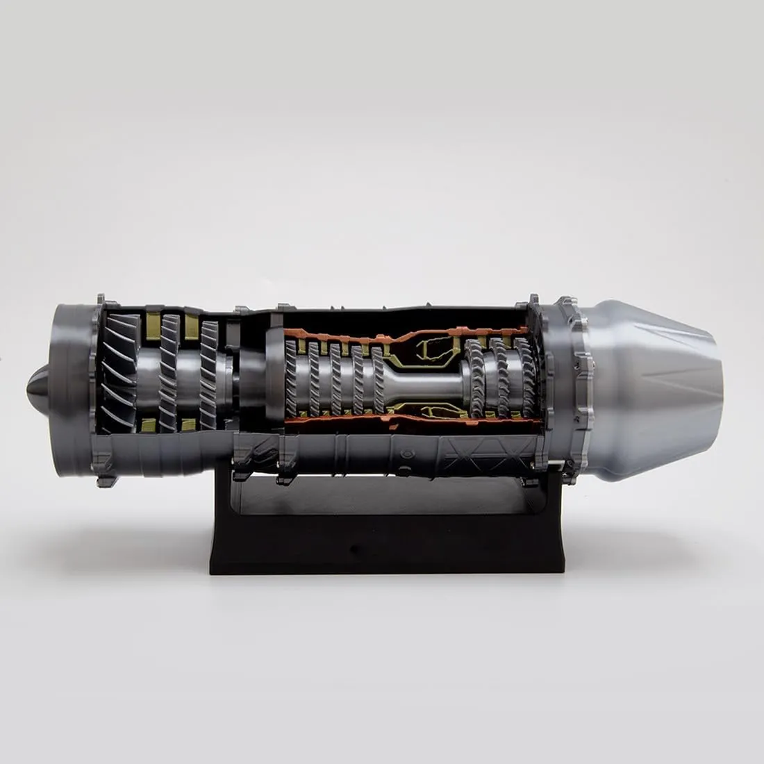 Turbofan Engine Model Kit, 1/18 Scale 3D Printed WS-15 Functional Motor Model Kit with LED, Collectible DIY Kit for Adults (50  PCS)