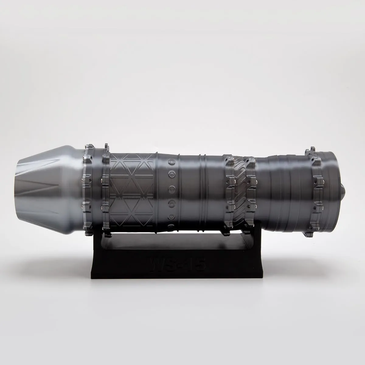 Turbofan Engine Model Kit, 1/18 Scale 3D Printed WS-15 Functional Motor Model Kit with LED, Collectible DIY Kit for Adults (50  PCS)