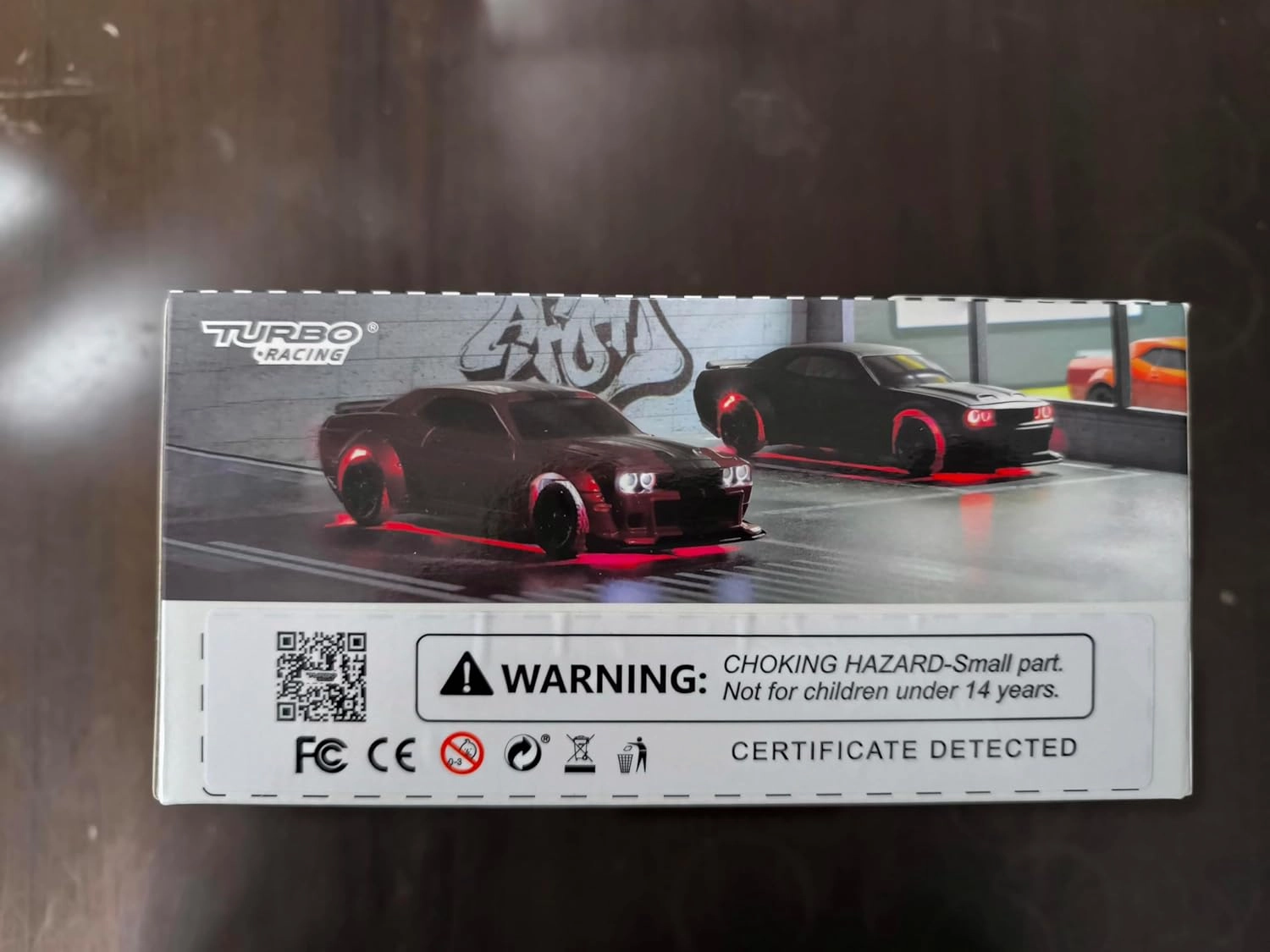 TurboRC 1:76 Mini Sports Car 4CH 2.4GHZ Remote Control Full Proportional RTR Kit with 2 Replaceable Body Shell (C75-Black)