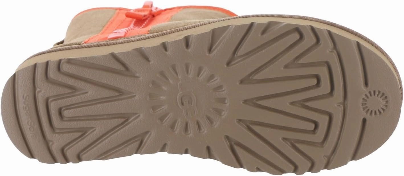 UGG Women's Classic Mini Zipper Tape Logo Boot