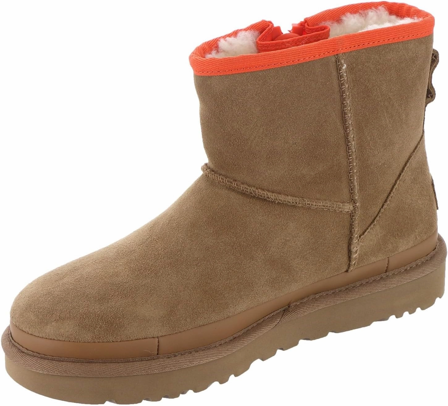 UGG Women's Classic Mini Zipper Tape Logo Boot