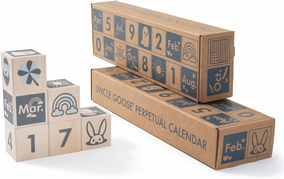 Uncle Goose Perpetual Block Calendar