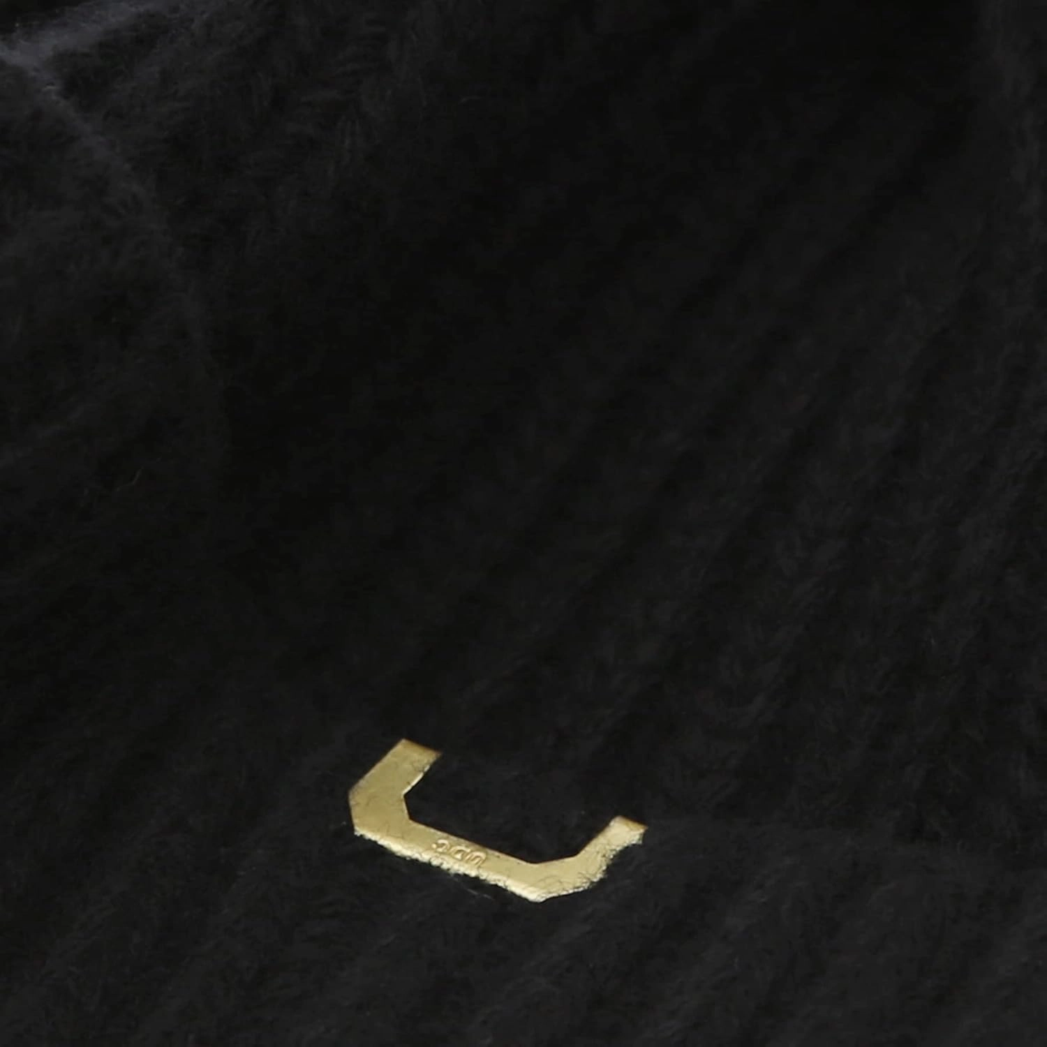UNDERCONTROL Gold Brass Label Wool Cashmere Blend Fall Winter Unisex Cuffed Rollup Warm Plain Beanie Korea Knit Skull Ski Hat