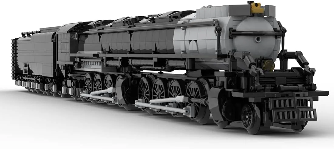 Union-Pacific Class 4000 Big Boy Locomotive Building and Construction Set, Retro Steam Train Model to Build and Display, Great Gift for Locomotive Fans (2260 PCS) - Static