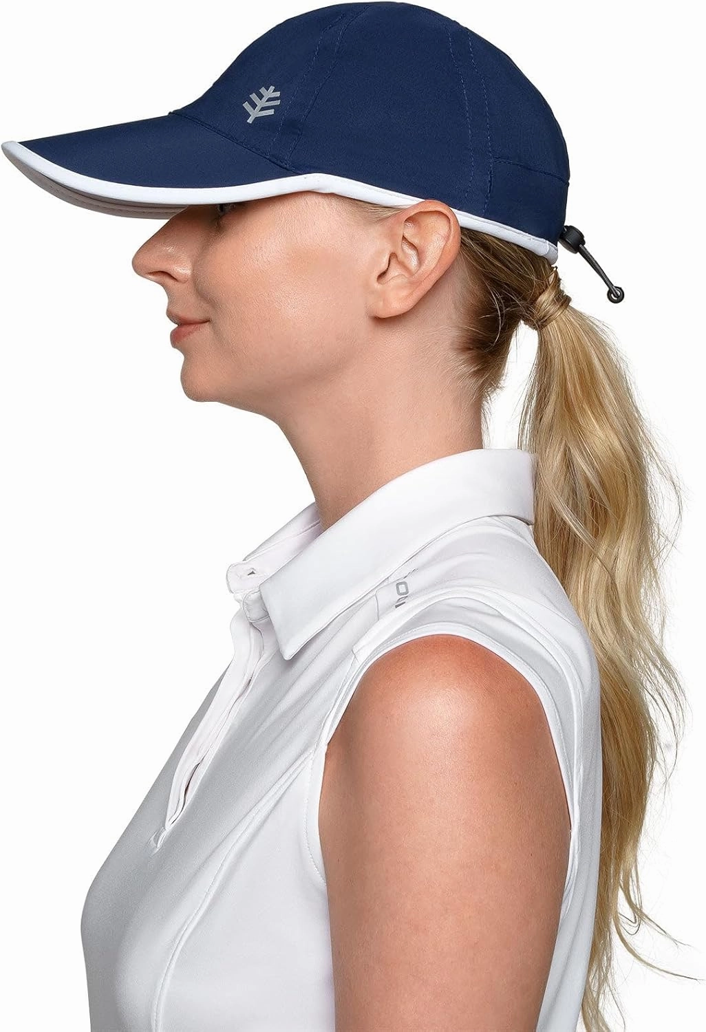 Unisex Sports Cap - UPF 50 Sun Protective - Reflective Logo - Lenny