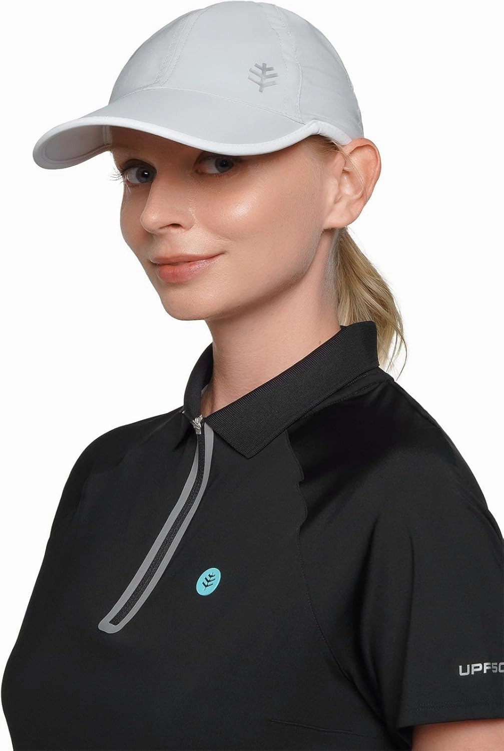 Unisex Sports Cap - UPF 50 Sun Protective - Reflective Logo - Lenny