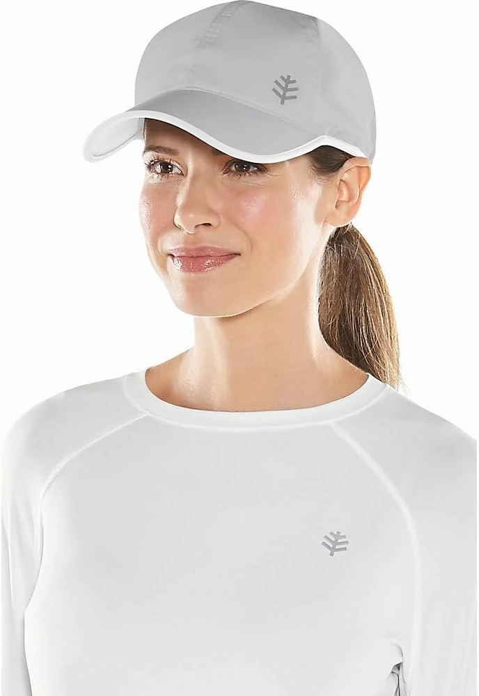 Unisex Sports Cap - UPF 50 Sun Protective - Reflective Logo - Lenny