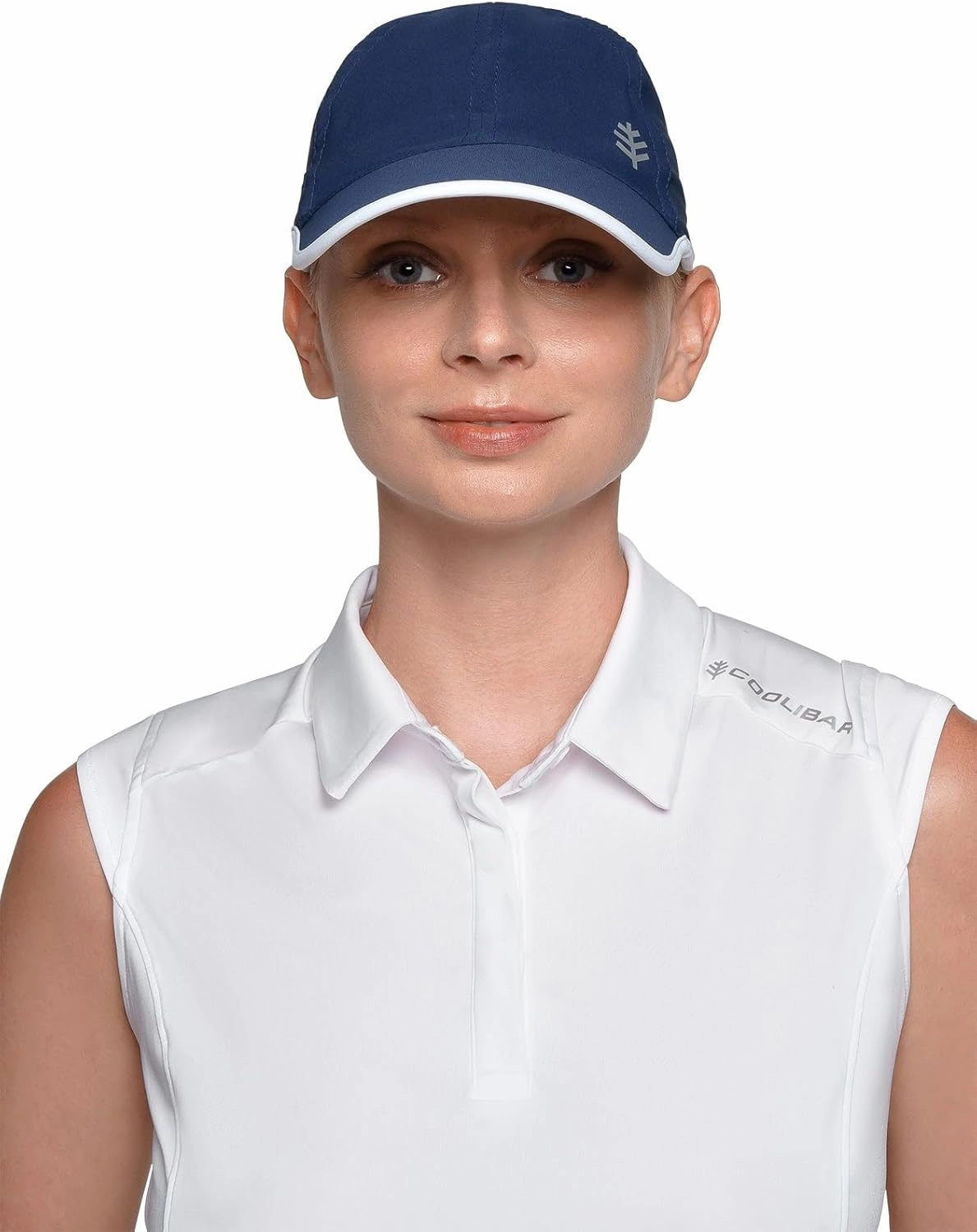 Unisex Sports Cap - UPF 50 Sun Protective - Reflective Logo - Lenny
