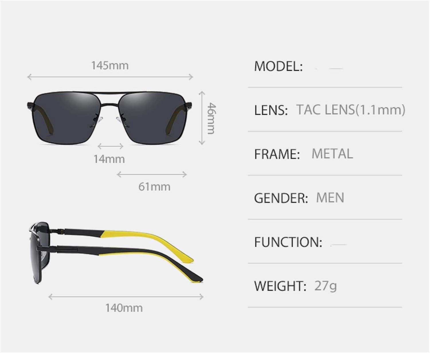Uv400 Sunglasses Men Sun Glasses Women Metal Eyeglasses Sports Travel Shade Eyewear